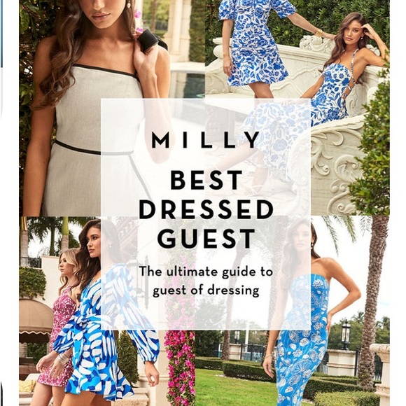 RETAIL $365   NWT MILLY CAMI TOP PLEATED MIDI DRESS SIZE L Mske an offer - Picture 11 of 11